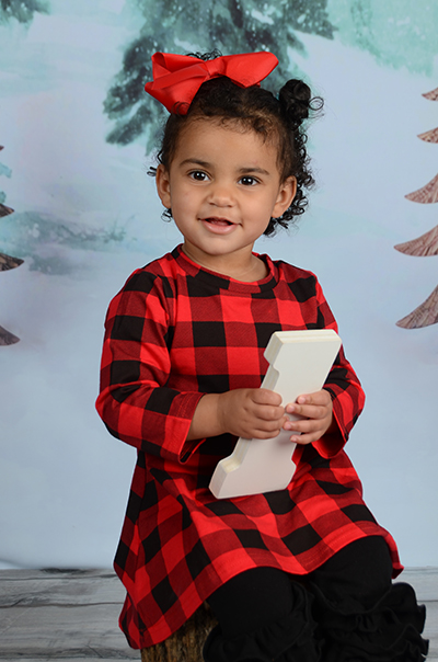 Baby it's Cold Outside child portrait