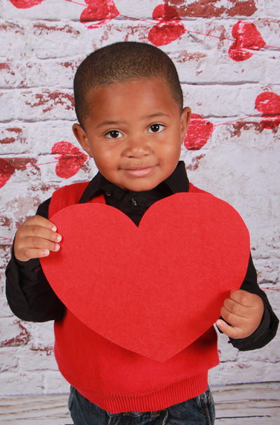 Lots of Love child portrait