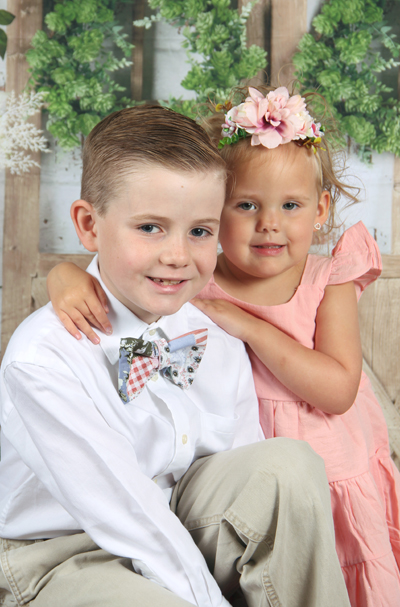 Vintage Garden child portrait